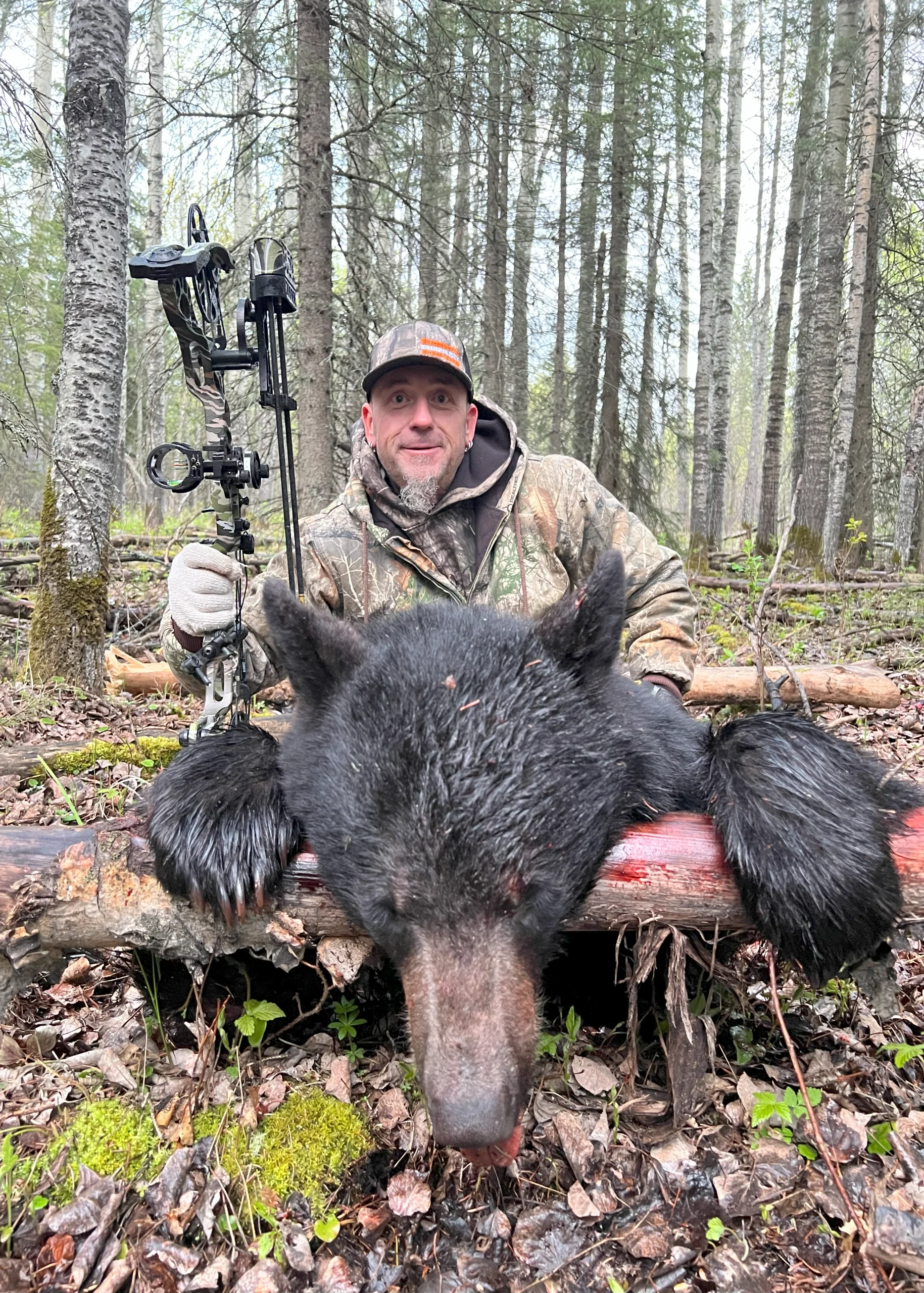 Black Bear Trophy – Alberta Hunting Guide – Dudla Outfitting