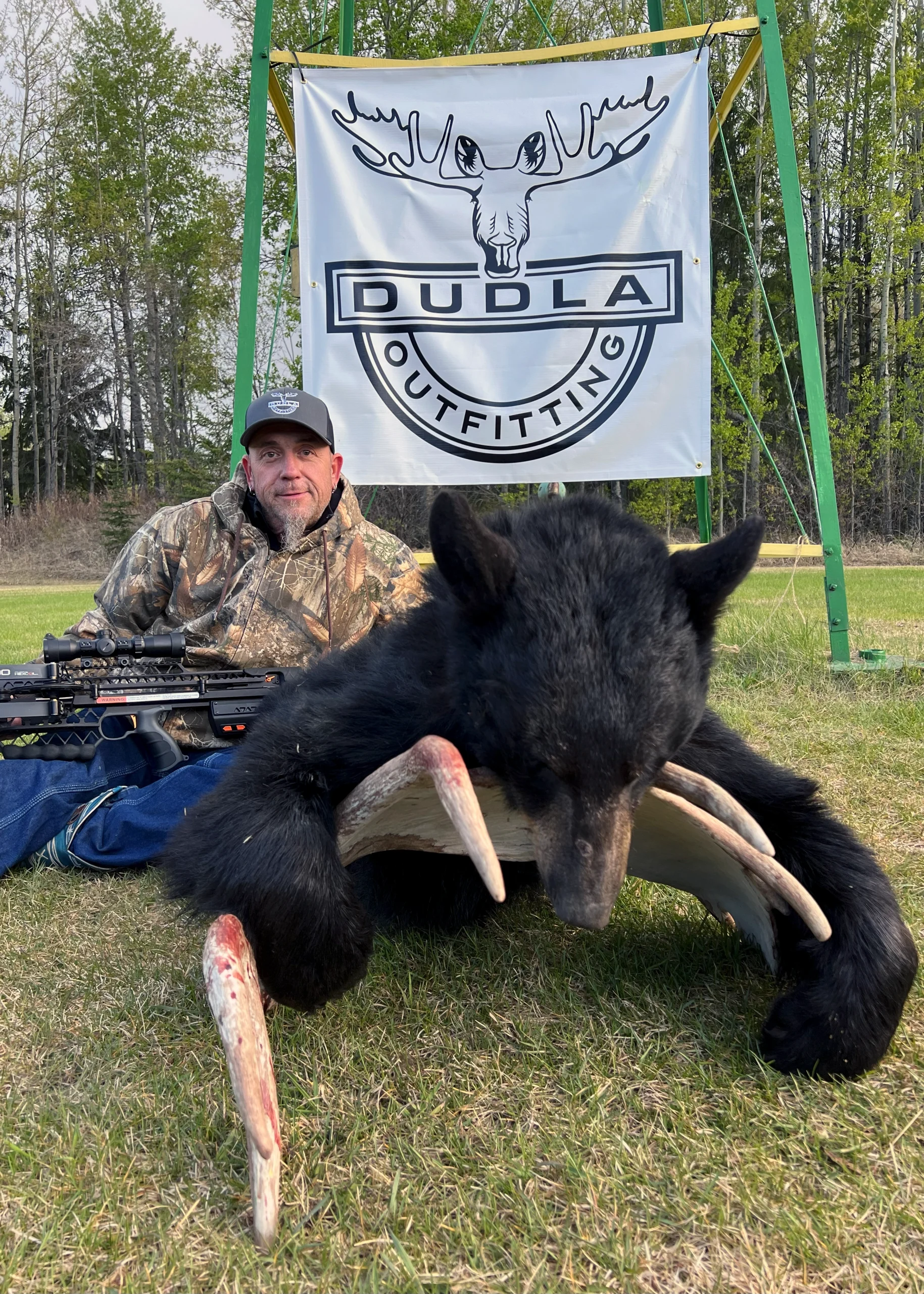 Trophy Black Bear in Alberta – Alberta Hunting Guides – Dudla Outfitting